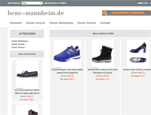 Tablet Screenshot of bene-mannheim.de